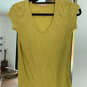 Ann Taylor mustard yellow shirt Size Small